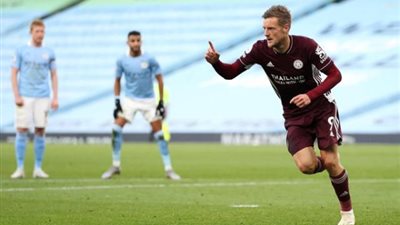 مانشستر سيتي ضد ليستر.. فاردي يسجل هاتريك في اكتساح الثعالب للسيتيزينز بخماسية