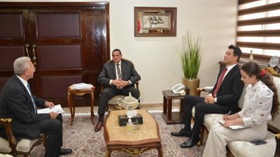 تفاصيل لقاء وزير التنمية المحلية وسفير كوريا الجنوبية