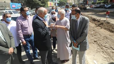 صور .. محافظ الجيزة يعلن تفاصيل تطوير 4 محاور رئيسية