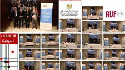 وزير التعليم العالي يشهد توقيع أول بيان من أجل دبلوماسية علمية فرنكوفونية بمشاركة 32 وزيرًا