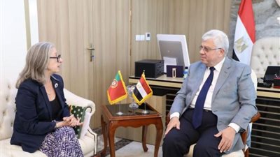 وزير التعليم العالى يستقبل سفيرة البرتغال لبحث دعم التعاون بين البلدين