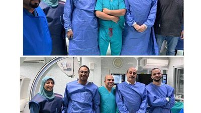 نجاح فريق طبي  بمستشفى أسيوط الجامعى في عمل تقنية غلق دوالي المعدة عن طريق الأشعة التداخلية