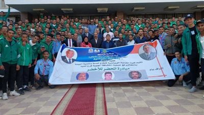 رئيس جامعة المنيا يشهد ختام فعاليات مبادرة ”اتحضر للأخضر” لـ ”رياضية المنيا”