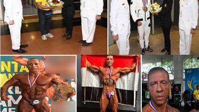 الداخلية تستقبل رجال الشرطة الحاصلين على الميداليات الذهبية والفضية والبرونزية ببطولة العالم لكمال الأجسام