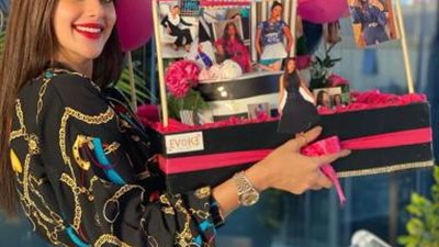 أيتن عامر تهنىء رضوى الشربيني بعيد ميلادها الـ 39