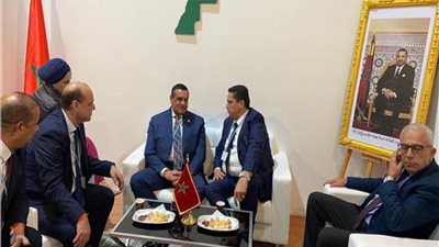 هشام آمنة يزور جناح المغرب في قمة المناخ بشرم الشيخ