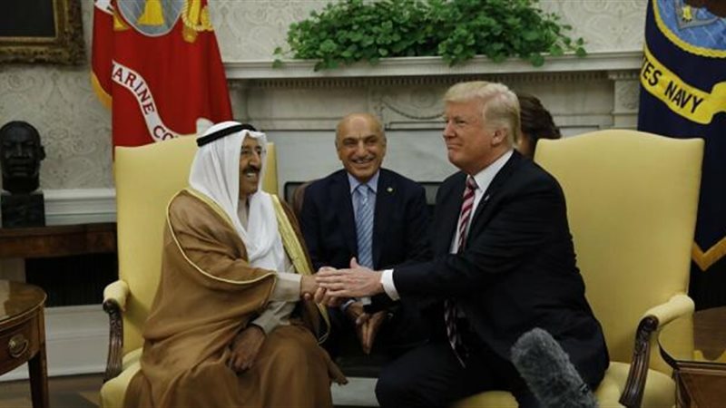 ترامب وأمير الكويت