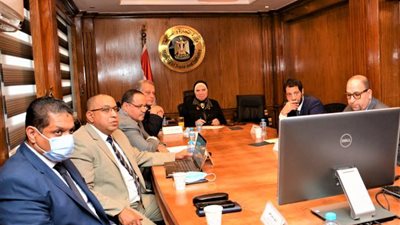 وزيرة التجارة والصناعة تبحث مع ممثلى شركة أمازون العالمية خطط التوسع فى السوق المصرى