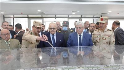 عاشور والخشت يتفقدان الأعمال الإنشائية بمستشفى 500 500 بالشيخ زايد