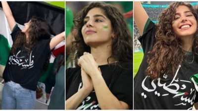 مايان السيد ترد على انتقادات حضورها مباريات كأس العالم بهذه الطريقة