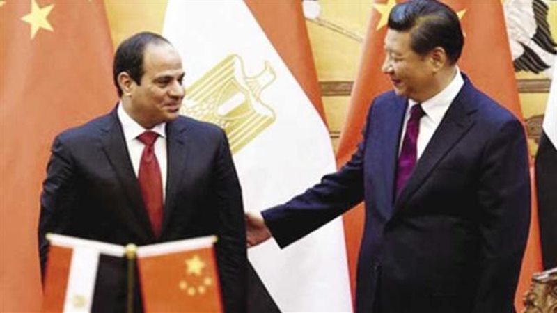 السيسي ورئيس الصين