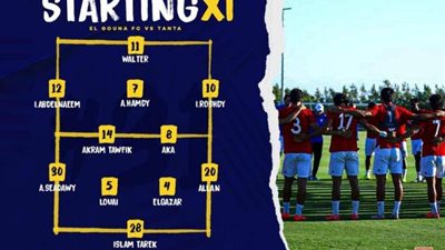 تشكيل الجونة لمواجهة طنطا في الدوري الممتاز