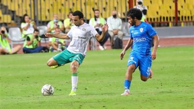 إصابة دموية لمهاجم المصري في مواجهة الزمالك