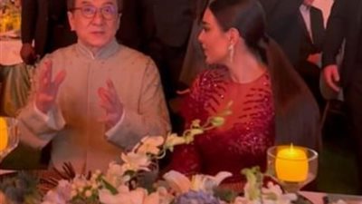 ياسمين صبرى برفقة النجم العالمي جاكى شأن