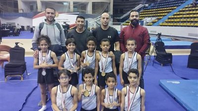 براعم نادى طلائع الجيش يحققون إنجاز جديد في بطوله الجمهورية  للجمباز الفني رجال