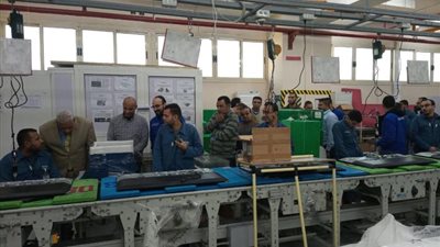 466 عاملاً.. «القوى العاملة» تتفقد أوضاع العمال بشركات توشيبا العربي بأسيوط