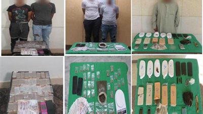 بالصور .. ضرب أوكار الكيف والسموم المخدرة بجميع المحافظات