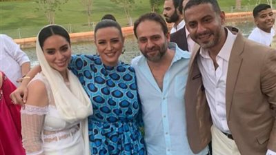 ريهام عبد الغفور تهنىء محمد فراج وبسنت شوقي على عقد قرانهما