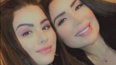 هنادي مهنا وعبير صبري في لوكيشن ”ليلة العيد”