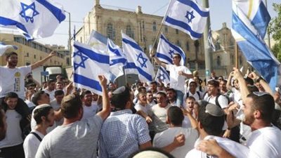 انطلاق مسيرة الأعلام الإسرائيلية بالقدس