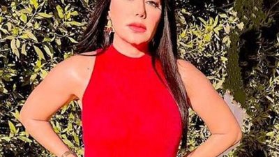 رانيا يوسف تشعل مواقع التواصل الاجتماعى بالأحمر النارى فى أحدث ظهور لها