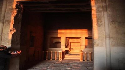 الفيوم تشهد ظاهرة تعامد الشمس على معبد قصر قارون