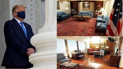 يتولى رعايته 7000 موظف.. حكاية القصر المصغر الذى يستضيف «ترامب» لتلقي علاجه بـ كورونا