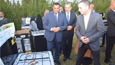 اللواء هشام آمنة ومحافظ كفر الشيخ يفتتحان ميدان الإنشاء والتعمير