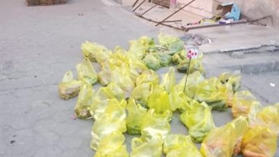 نموذج مشرف لبائع الخضروات الذى يحارب الغلاء بمدينة العبور بالقلوبية