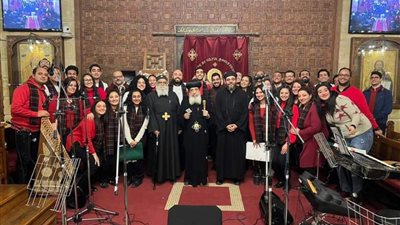 امتدت للصباح.. سهرة الأقباط ليلة رأس بالمعادي