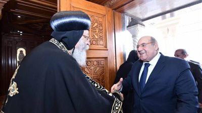 شاهد.. كيف هنأ رئيس مجلس الشيوخ قداسة البابا بعيد الميلاد المجيد ؟