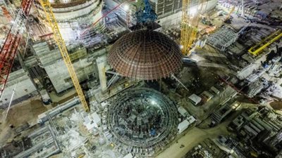 «روساتوم» تعلن إنجاز أحد مراحل البناء الرئيسية بوحدة الطاقة الأولى بمحطة «أكويو» النووية