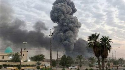 سقوط صاروخين كاتيوشا بالقرب من المنطقة الخضراء في بغداد