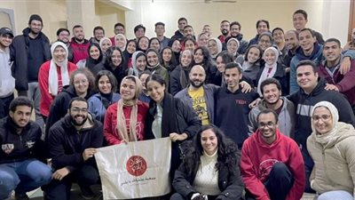 يوم خيري لطلاب جمعية علشانك يا بلدي بالجامعة الألمانية بالقاهرة