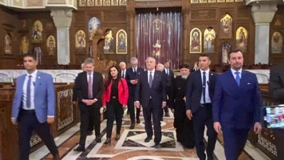 شاهد.. كواليس زيارة وزير الخارجية الإيطالي للكاتدرائيةوالكنيسة البطرسية