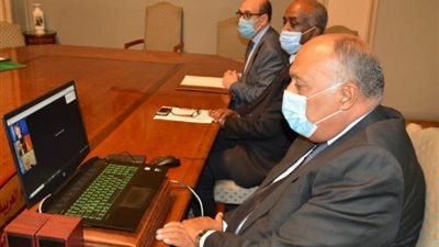 كواليس مشاركة شكرى فى الاجتماع الوزارى حول ليبيا