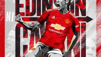 رسميًا.. مانشستر يونايتد يتعاقد مع كافاني قبل ساعة من غلق باب القيد