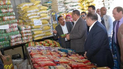 بالصور.. وزير التنمية المحلية ومحافظ مطروح يتفقدان معرض «أهلاً رمضان»