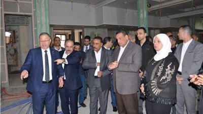 وزير التنمية المحلية يتفقد أعمال إنشاء مركز للشبكة الوطنية للطوارئ والسلامة