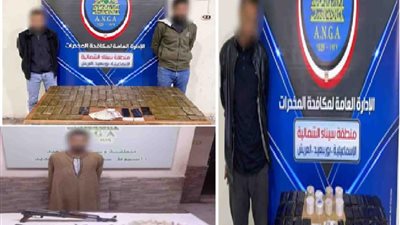 بالصور .. تفاصيل الحملة الأمنية المكبرة بمحافظتى الإسماعيلية وأسيوط لضبط تجار السموم