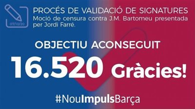 بارتوميو علي أعتاب الرحيل من برشلونه.. و نجاح حملة سحب الثقة