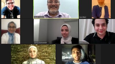 فوز طلاب الجامعة الأمريكية بالقاهرة بجائزة لإلهام الجمهور في مسابقة دولية لأجهزة استشعار بيولوجية
