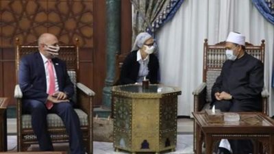 نصيحة شيخ الأزهر لرئيس الوكالة الأمريكية للتنمية
