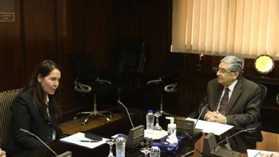 وزير الكهرباء يستقبل نائب رئيس «بريتش بتروليم» البريطانية لبحث سبل زيادة فرص الاستثمار
