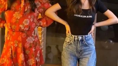 بالفيديو.. ”الإخوات الهبل رزق” ...كارمن سليمان وشقيقتها يرقصان على أغنية ”لينا رقصة”