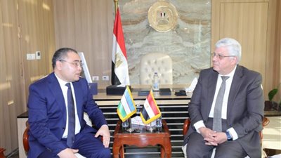 وزير التعليم العالي يستقبل نظيره الأوزباكستاني لبحث آليات تعزيز ودعم التعاون بين الجانبين