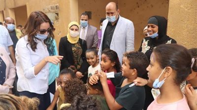 بالصور.. إطلاق قوافل تنموية شامله لسكان عشش السودان بالجيزة