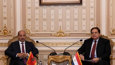 بالصور .. وكيل مجلس النواب يلتقي رئيس مجلس المستشارين المغربي