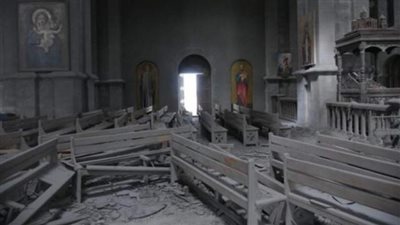 عاجل وخطير.. الجيش الأذربيجاني يقصف كنيسة الأرمن العريقة