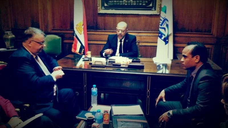 جبران يلتقى وفد منظمة